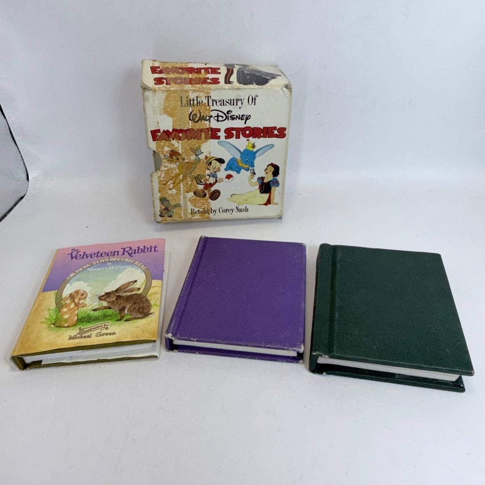 Running Press Miniature Books Set Velveteen Rabbit Language Flowers Songs Earth